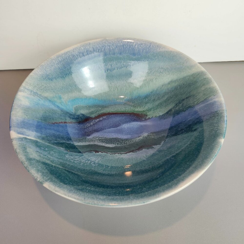 Cathy & David Robinson Signed Studio Pottery Bowl NH League of Craftsmen